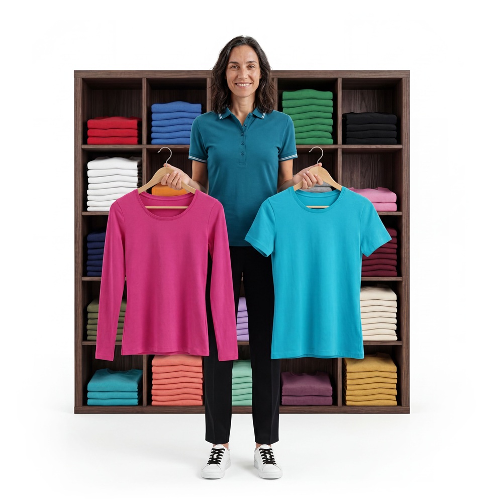Specialist in niet-bedrukte kleding Specialist in niet-bedrukte kleding